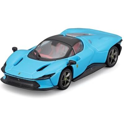 Bburago Ferrari Daytona SP3: Modelo de Coche a Escala 1:43, Azul (18-) Bburago Ferrari Daytona SP3: Modelo de Coche a Escala 1:43, Azul (18-)
