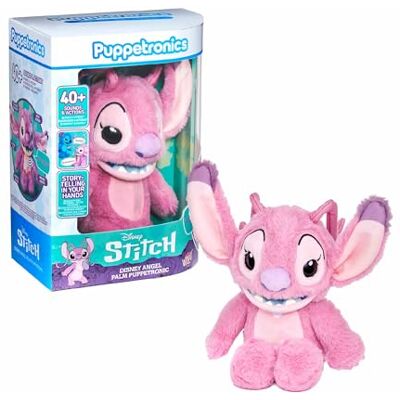 Famosa Puppetronic Angel Muñeco Animatrónico Interactivo, Movimiento de Cabeza y Boca con Sensor Táctil, Sonidos Auténticos, Tecnología para Comunicación con Stitch, Experiencia Inmersiva, () Famosa Puppetronic Angel Muñeco Animatrónico Interactivo, Movimiento de Cabeza y Boca con Sensor Táctil, Sonidos Auténticos, Tecnología para Comunicación con Stitch, Experiencia Inmersiva, ()