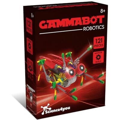 Science4you Robotics Gammabot Kit de Robótica Educativo para Niños 8-11 Años, Robot Caminante con 121 Piezas, Juguete de Construcción Stem Science4you Robotics Gammabot Kit de Robótica Educativo para Niños 8-11 Años, Robot Caminante con 121 Piezas, Juguete de Construcción Stem