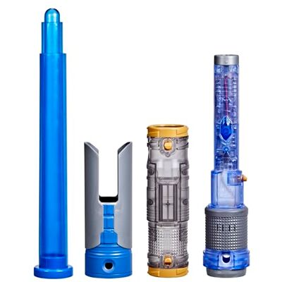 Star Wars Lightsaber Forge Kyber Core, Cal Kestis, Sable de luz electrónico Personalizable de Color Azul Star Wars Lightsaber Forge Kyber Core, Cal Kestis, Sable de luz electrónico Personalizable de Color Azul