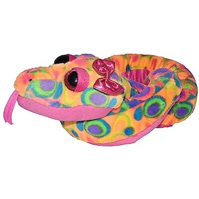 WILD REPUBLIC - Sweet & Sassy, Serpiente punteada Sherbert, Juguete de Peluche, 137 cm, Multicolor (1) WILD REPUBLIC - Sweet & Sassy, Serpiente punteada Sherbert, Juguete de Peluche, 137 cm, Multicolor (1)