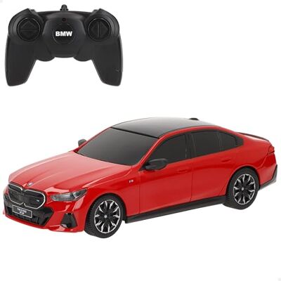 ColorBaby Rastar Coche RC BMW i5 Rojo Escala 1:24 con Licencia Oficial BMW suspensión Independiente carrocería Realista y Mando a Distancia 2.4 GHz para niños +6 años () ColorBaby Rastar Coche RC BMW i5 Rojo Escala 1:24 con Licencia Oficial BMW suspensión Independiente carrocería Realista y Mando a Distancia 2.4 GHz para niños +6 años ()