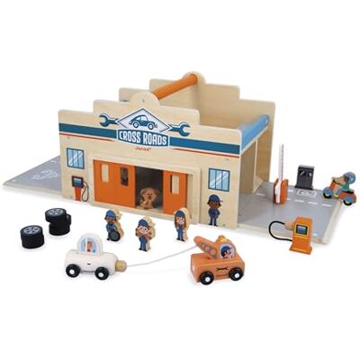 Janod Mi Primer Garaje de Madera para niños a Partir de 2 años 2 Niveles, Taller mecánico + Lavado de Coches 15 Accesorios incluidos A Partir de 2 años Janod Mi Primer Garaje de Madera para niños a Partir de 2 años 2 Niveles, Taller mecánico + Lavado de Coches 15 Accesorios incluidos A Partir de 2 años
