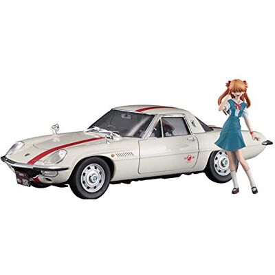 Hasegawa ハセガワ SP459 1/24 Evangelion NERV Coupe Figura Shikinami A. Langley Maqueta de plástico, Color Rojo Hasegawa ハセガワ SP459 1/24 Evangelion NERV Coupe Figura Shikinami A. Langley Maqueta de plástico, Color Rojo