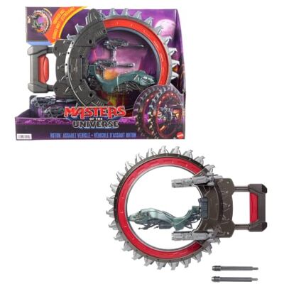 Masters of the Universe película 2026 Vehículo Roton, Escala 14 cm Juguete MOTU con cuchillas giratorias y blásteres, 4 proyectiles, compatible con figuras Origins, Masters of the Universe película 2026 Vehículo Roton, Escala 14 cm Juguete MOTU con cuchillas giratorias y blásteres, 4 proyectiles, compatible con figuras Origins,