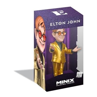 MINIX Bandai Figura de colección 12 cm, Elton John V2, Coleccionables para Exhibición, Idea de Regalo, Juguetes para Niños y Adultos, Fans De Música (MN) MINIX Bandai Figura de colección 12 cm, Elton John V2, Coleccionables para Exhibición, Idea de Regalo, Juguetes para Niños y Adultos, Fans De Música (MN)