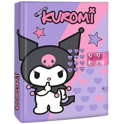 Kids Licensing Diario Secreto Electrónico Kuromi para Niñas con Sonido y Cerradura con Código, Cuaderno Interactivo y Regalo Original Kids Licensing Diario Secreto Electrónico Kuromi para Niñas con Sonido y Cerradura con Código, Cuaderno Interactivo y Regalo Original