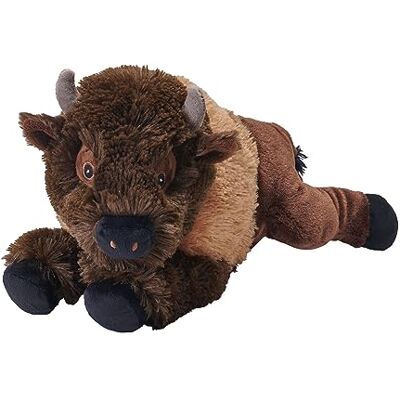 WILD REPUBLIC Ecokins Bisonte, Animales de Peluche, 30cm, Regalos Ecológicos para Niños Que Respetan el Medio Ambiente, Peluche Mini, Hecho a Mano con Botellas de Plástico Reciclado WILD REPUBLIC Ecokins Bisonte, Animales de Peluche, 30cm, Regalos Ecológicos para Niños Que Respetan el Medio Ambiente, Peluche Mini, Hecho a Mano con Botellas de Plástico Reciclado