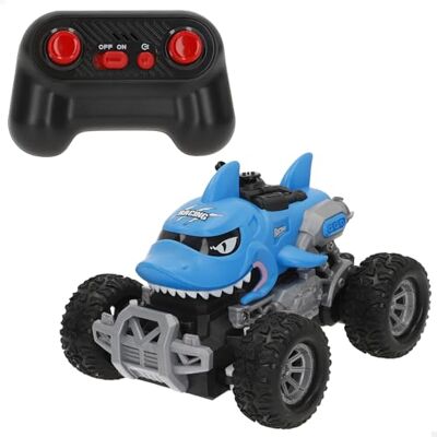 ColorBaby Speed & Go Coche teledirigido tiburón, Azul Claro o Azul Oscuro, 1:24, Efectos de Humo, Sonidos y Luces, 6 direcciones, Coches radiocontrol para niños, Vehículo RC, Juguetes 4 años () ColorBaby Speed & Go Coche teledirigido tiburón, Azul Claro o Azul Oscuro, 1:24, Efectos de Humo, Sonidos y Luces, 6 direcciones, Coches radiocontrol para niños, Vehículo RC, Juguetes 4 años ()