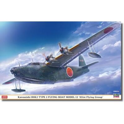 Hasegawa -1/72 Kawanishi H8K2 Type 2 Flying Boat Model 12 Escala 1:72 Hasegawa -1/72 Kawanishi H8K2 Type 2 Flying Boat Model 12 Escala 1:72