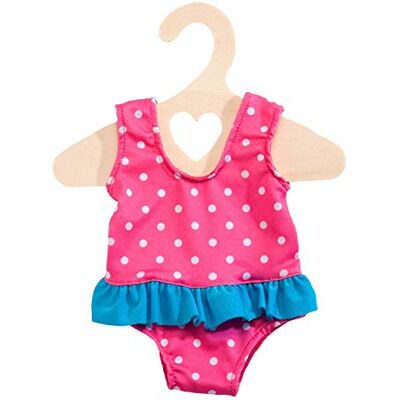 Heless 2886 Traje de baño para muñecas, rosa con lunares blancos, talla 35 45 cm, para divertirse en el baño en los días calurosos de verano Heless 2886 Traje de baño para muñecas, rosa con lunares blancos, talla 35 45 cm, para divertirse en el baño en los días calurosos de verano