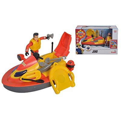 Simba Bombero Sam Jetski June con Figura Patinete acuático Flotante con Asiento de Apertura para Almacenamiento y Accesorios Incluyendo Figura de Elvis, a Partir de 3 años Simba Bombero Sam Jetski June con Figura Patinete acuático Flotante con Asiento de Apertura para Almacenamiento y Accesorios Incluyendo Figura de Elvis, a Partir de 3 años