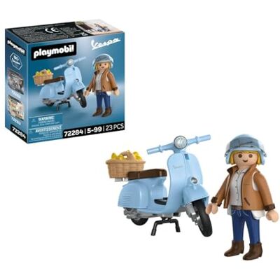 Playmobil Vehículos 80 años de Vespa: Estilo icónico Playmobil Vehículos 80 años de Vespa: Estilo icónico