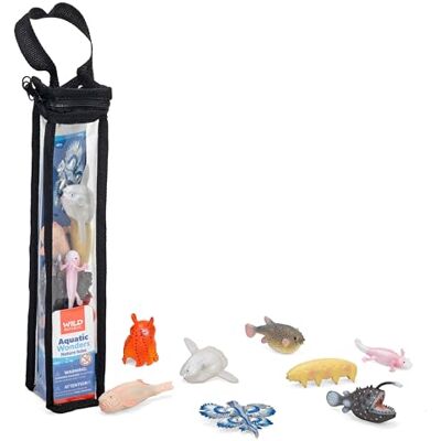 WILD REPUBLIC Nature Tube Aquatic Wonders, Figuras de Juguete, Juguetes Educativos, Set de Juego Interactivo WILD REPUBLIC Nature Tube Aquatic Wonders, Figuras de Juguete, Juguetes Educativos, Set de Juego Interactivo