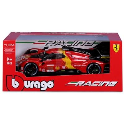 Bburago Ferrari 499P 24H LMH Hypercar 2025#51 con Vitrina de exposición, Coche de fundición a Escala 1:43, réplica Detallada de Le Mans, Licencia Oficial de Ferrari, 14+ Bburago Ferrari 499P 24H LMH Hypercar 2025#51 con Vitrina de exposición, Coche de fundición a Escala 1:43, réplica Detallada de Le Mans, Licencia Oficial de Ferrari, 14+