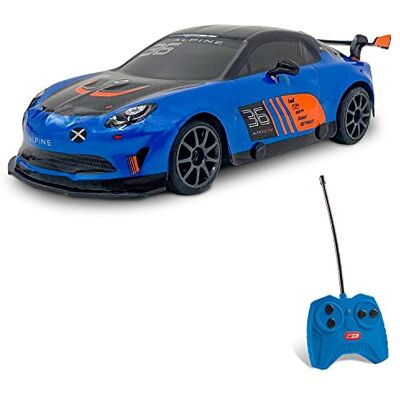 Mondo Motors, Renault Alpine GT4, Modelo a Escala 1:24, hasta 8 km/h de Velocidad, Coche de Juguete para Niños 63606 Mondo Motors, Renault Alpine GT4, Modelo a Escala 1:24, hasta 8 km/h de Velocidad, Coche de Juguete para Niños 63606