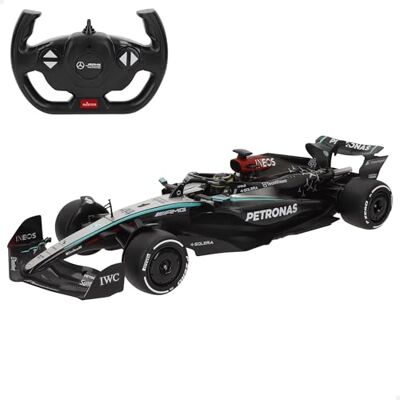 ColorBaby RASTAR Coche RC Mercedes AMG W15 E Performance 2024, Escala 1:12, Réplica Oficial, Fórmula 1, Mando radiocontrol, Detalles fieles, Juguete colección, para niños y niñas Desde 6 años () ColorBaby RASTAR Coche RC Mercedes AMG W15 E Performance 2024, Escala 1:12, Réplica Oficial, Fórmula 1, Mando radiocontrol, Detalles fieles, Juguete colección, para niños y niñas Desde 6 años ()