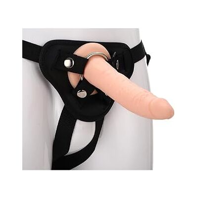 Dildo de Correa RealStuff - 20cm, Flexible, Removible Dildo de Correa RealStuff - 20cm, Flexible, Removible