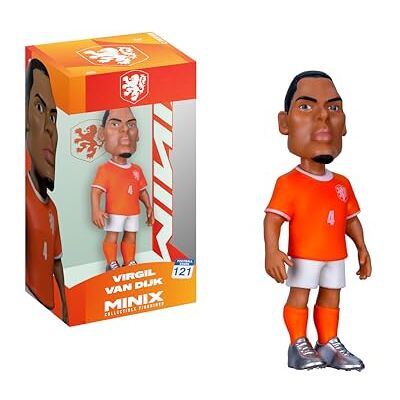 MINIX Estrellas de fútbol Campeonato Mundial #121 Países Bajos Van Dijk Figura Coleccionable de 12 cm MINIX Estrellas de fútbol Campeonato Mundial #121 Países Bajos Van Dijk Figura Coleccionable de 12 cm
