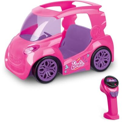 Mondo Motors Mattel Barbie City Car 2.4 GHz Coche radiocontrol 2 plazas Detalles realistas Color Fucsia Mondo Motors Mattel Barbie City Car 2.4 GHz Coche radiocontrol 2 plazas Detalles realistas Color Fucsia