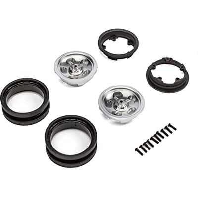 Axial 1.9 Retro Slot Beadlock Wheels, Satin (2), Multi Axial 1.9 Retro Slot Beadlock Wheels, Satin (2), Multi