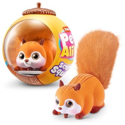Pets Alive Scurry'n Squirrel (Orange) de ZURU – Mascota Robótica Interactiva, Ardilla Que se Mueve con Movimientos y Sonidos Realistas, 3+ Años Pets Alive Scurry'n Squirrel (Orange) de ZURU – Mascota Robótica Interactiva, Ardilla Que se Mueve con Movimientos y Sonidos Realistas, 3+ Años