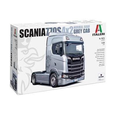 Italeri 1:24 Scania S770 4x2 Techo Normal GreyCap Kit, modelismo de pie, Manualidades, Hobby, encolado, Kit de plástico, Fiel al Detalle, Kit de camión Italeri 1:24 Scania S770 4x2 Techo Normal GreyCap Kit, modelismo de pie, Manualidades, Hobby, encolado, Kit de plástico, Fiel al Detalle, Kit de camión