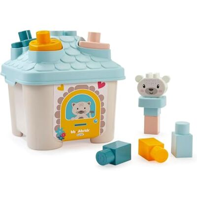 Ecoiffier - Casita de Encajables, 11 Piezas, Colores Pastel, Motricidad Fina, Para Niños Niñas a Partir de los 12 Meses (760000) Ecoiffier - Casita de Encajables, 11 Piezas, Colores Pastel, Motricidad Fina, Para Niños Niñas a Partir de los 12 Meses (760000)