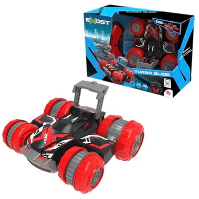 Bizak Exost Turbo Slide, Coche acrobático con Ruedas giratorias y Alcance hasta 25 Metros, + 5 años, () Bizak Exost Turbo Slide, Coche acrobático con Ruedas giratorias y Alcance hasta 25 Metros, + 5 años, ()