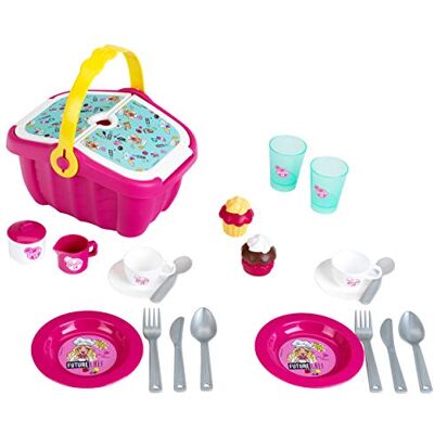 Theo Klein Cesta de pícnic Barbie, Resistente Cesta de Juguete con un Colorido menaje y Magdalenas para Dos Personas, Medidas: 25 cm x 20 cm x 22,5 cm, Juguetes para niños a Partir de 3 años Theo Klein Cesta de pícnic Barbie, Resistente Cesta de Juguete con un Colorido menaje y Magdalenas para Dos Personas, Medidas: 25 cm x 20 cm x 22,5 cm, Juguetes para niños a Partir de 3 años