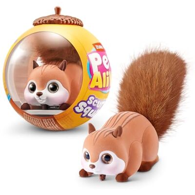 Pets Alive Scurry'n Squirrel (Brown) de ZURU – Mascota Robótica Interactiva, Ardilla Que se Mueve con Movimientos y Sonidos Realistas, 3+ Años Pets Alive Scurry'n Squirrel (Brown) de ZURU – Mascota Robótica Interactiva, Ardilla Que se Mueve con Movimientos y Sonidos Realistas, 3+ Años