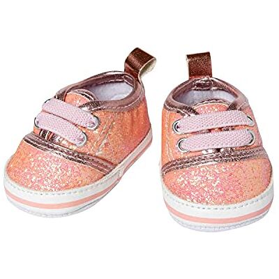 Heless Zapatillas con purpurina para muñecas, en rosa, talla 38 45 cm, zapatos chic con efecto wow para ocasiones especiales Heless Zapatillas con purpurina para muñecas, en rosa, talla 38 45 cm, zapatos chic con efecto wow para ocasiones especiales