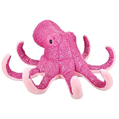 WILD REPUBLIC Foilkins Pulpo, de Animal de Peluche achuchable, 30 cm, niños, Peluche para bebés recién Nacidos, Relleno de Botellas de Agua recicladas WILD REPUBLIC Foilkins Pulpo, de Animal de Peluche achuchable, 30 cm, niños, Peluche para bebés recién Nacidos, Relleno de Botellas de Agua recicladas