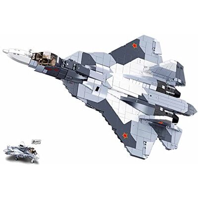 Sluban ModelBricks su 57 Fighter 2 en 1 893PCS, Sluban ModelBricks su 57 Fighter 2 en 1 893PCS,