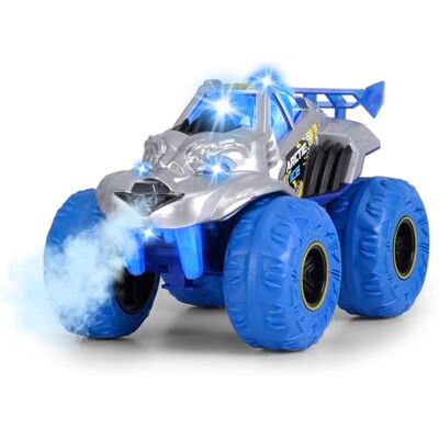 Dickie Toys Arctic Ice Monster Auto (25 cm) Camión Monstruo Grande a Partir de 3 años con función de Vapor y neumáticos de Goma, Coche de Juguete para niños con Rueda Libre, luz y Sonido, Incluye Dickie Toys Arctic Ice Monster Auto (25 cm) Camión Monstruo Grande a Partir de 3 años con función de Vapor y neumáticos de Goma, Coche de Juguete para niños con Rueda Libre, luz y Sonido, Incluye
