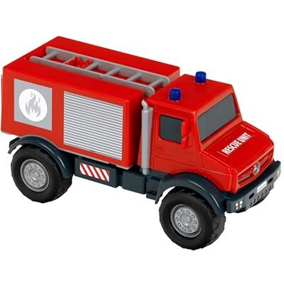 Theo Klein Mercedes-Benz Unimog Vehículo de Bomberos para Arena, para Uso en Interiores y Exteriores, Escala 1:24, Producto con Licencia Oficial, Juguete para niños a Partir de 3 años Theo Klein Mercedes-Benz Unimog Vehículo de Bomberos para Arena, para Uso en Interiores y Exteriores, Escala 1:24, Producto con Licencia Oficial, Juguete para niños a Partir de 3 años