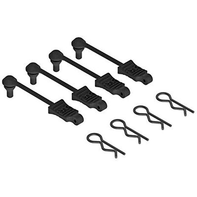 Arrma AR390165 - Retenedores de Clips de Cuerpo RC 1/10 Escala Negro - Piezas para Coche RC Arrma AR390165 - Retenedores de Clips de Cuerpo RC 1/10 Escala Negro - Piezas para Coche RC