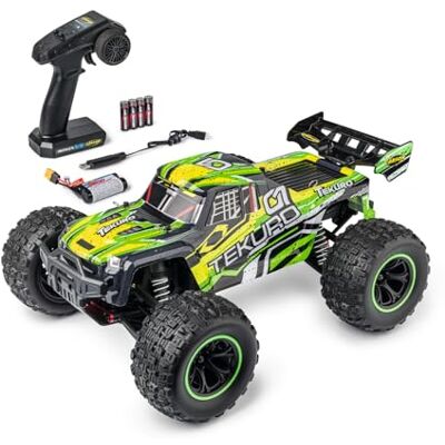 Carson 1:10 XS Tekuro 100% RTR Gris/Verde Coche teledirigido, Incluye Pilas y Mando a Distancia, Todoterreno, 40 km/h, RC Outdoor Carson 1:10 XS Tekuro 100% RTR Gris/Verde Coche teledirigido, Incluye Pilas y Mando a Distancia, Todoterreno, 40 km/h, RC Outdoor