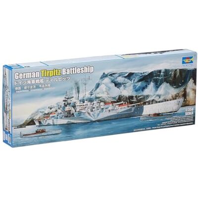 Trumpeter 05359 German Tirpitz Battleship Escalera 1/350 Caja de montaje de plástico Trumpeter 05359 German Tirpitz Battleship Escalera 1/350 Caja de montaje de plástico