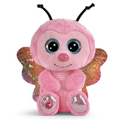 NICI GLUBSCHIS Mariposa Lilli Papilli 15 cm: Animal de Peluche Suave, Juguete para Jugar, para Niños y Adultos, , para Regalar, Rosa NICI GLUBSCHIS Mariposa Lilli Papilli 15 cm: Animal de Peluche Suave, Juguete para Jugar, para Niños y Adultos, , para Regalar, Rosa