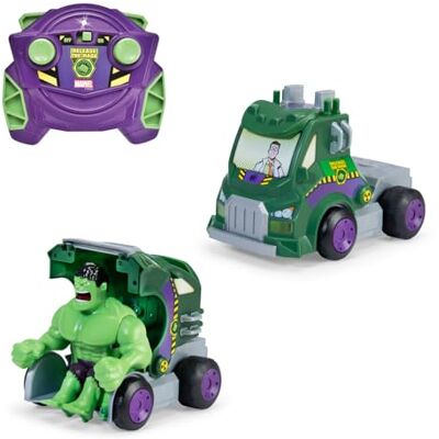 Dickie Toys Jada Radio Control Hulk Smash-Up 1:24. Vehículo Teledirigido con Transformación de camión a Hulk. Sonido Real. Movimiento Total 2,4 GHz. Marvel Avengers. A Partir de 5 Años () Dickie Toys Jada Radio Control Hulk Smash-Up 1:24. Vehículo Teledirigido con Transformación de camión a Hulk. Sonido Real. Movimiento Total 2,4 GHz. Marvel Avengers. A Partir de 5 Años ()