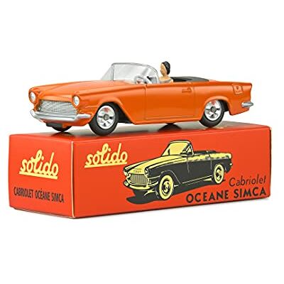 Solido Simca Oceane, 1959, Series 100, Modelo de Coche, Escala 1:43, Naranja Solido Simca Oceane, 1959, Series 100, Modelo de Coche, Escala 1:43, Naranja