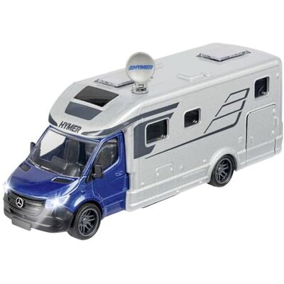 Majorette Grand Series Caravana Camper HYMER Clase B MasterLine, 19cm, Escala 1:43, Fabricado en Metal y Plástico, Luz y Sonido (213773000) Majorette Grand Series Caravana Camper HYMER Clase B MasterLine, 19cm, Escala 1:43, Fabricado en Metal y Plástico, Luz y Sonido (213773000)