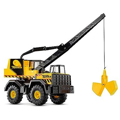 Tonka Steel Classics Gran Grúa, Juguetes de construcción para niños y niñas, vehículos de Juguete para Juego Creativo, Amarillo-Negro, Regalo para niños y niñas a Partir de 3 años Tonka Steel Classics Gran Grúa, Juguetes de construcción para niños y niñas, vehículos de Juguete para Juego Creativo, Amarillo-Negro, Regalo para niños y niñas a Partir de 3 años