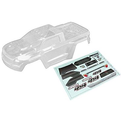 ARRMA Cuerpo 1/10 con calcomanías, Transparente: Granite 4x4 Radio Control Car Spares, Multicolor ARRMA Cuerpo 1/10 con calcomanías, Transparente: Granite 4x4 Radio Control Car Spares, Multicolor