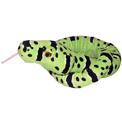 WILD REPUBLIC Snakesss, Serpiente de Peluche Cascabel de Las Rocas, 137 cm, Color Verde () WILD REPUBLIC Snakesss, Serpiente de Peluche Cascabel de Las Rocas, 137 cm, Color Verde ()