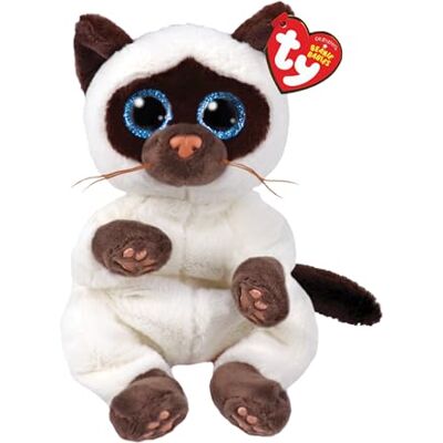 Ty Beanie Babies Gato Siames Miso chat 15 cm, Ty Beanie Babies Gato Siames Miso chat 15 cm,