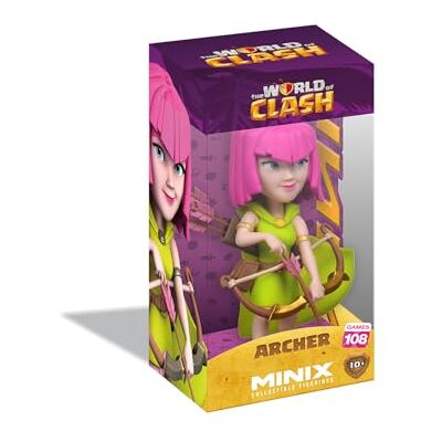 MINIX Bandai Figura de colección 12 cm, World of Clash, Arquera, Coleccionables para Exhibición, Idea de Regalo, Juguetes para Niños y Adultos, Fans De Videojuegos (MN) MINIX Bandai Figura de colección 12 cm, World of Clash, Arquera, Coleccionables para Exhibición, Idea de Regalo, Juguetes para Niños y Adultos, Fans De Videojuegos (MN)