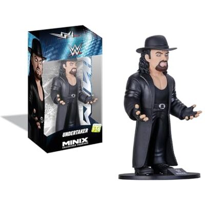 MINIX Bandai Figura WWE Undertaker Coleccionables para Exhibición Idea de Regalo Juguetes para Niños Y Adultos Fans De TV BANDAI MN20560 MINIX Bandai Figura WWE Undertaker Coleccionables para Exhibición Idea de Regalo Juguetes para Niños Y Adultos Fans De TV BANDAI MN20560