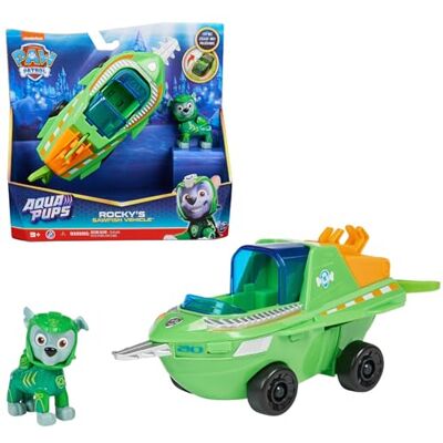 Paw Patrol Patrulla Canina Aqua Pups Vehículo Rocky Paw Patrol Patrulla Canina Aqua Pups Vehículo Rocky
